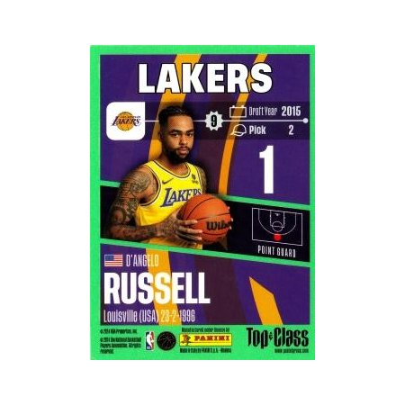 2023-24 PANINI NBA Top Class - #90 - D'Angelo Russell - Los Angeles Lakers